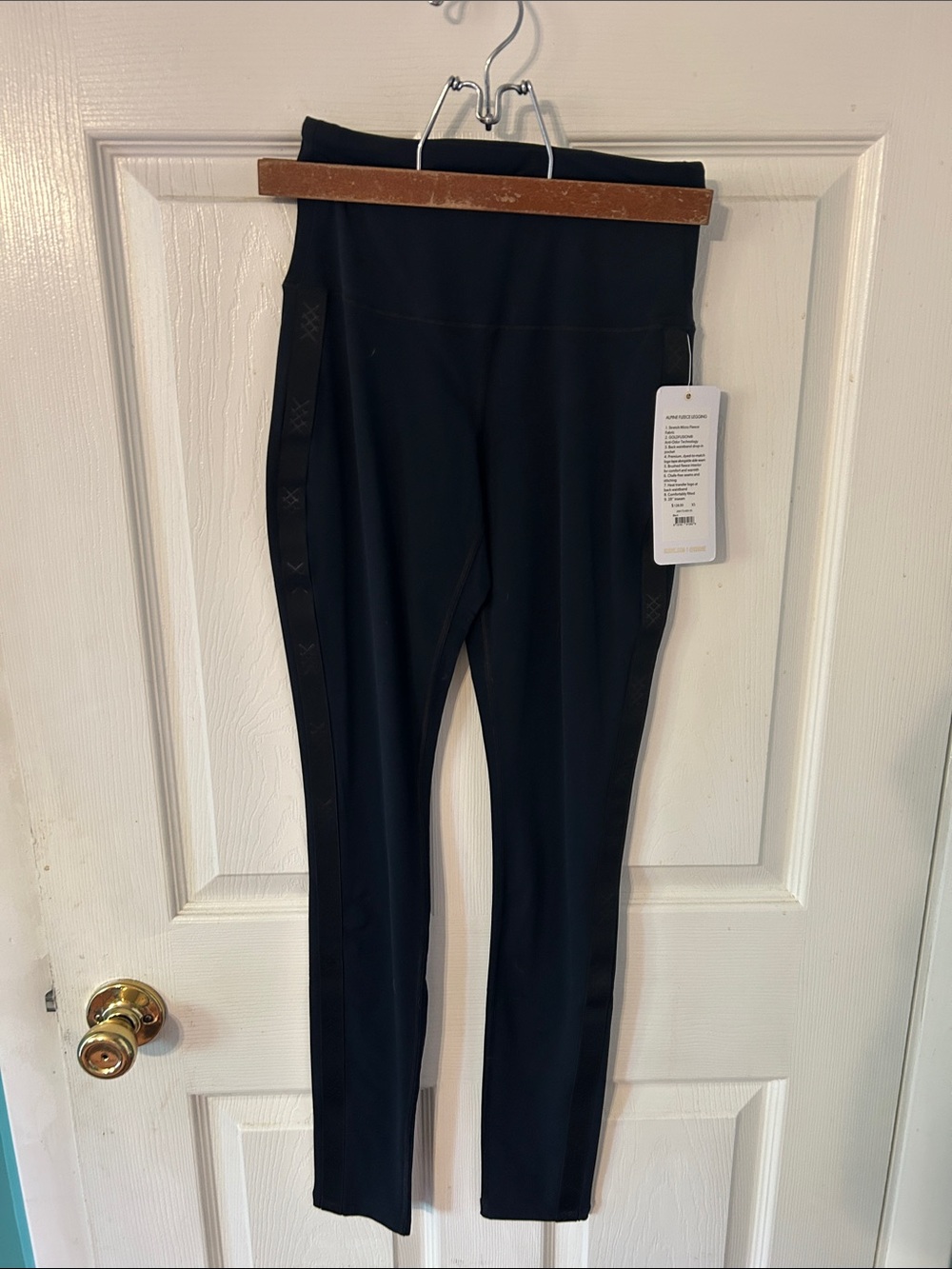 RHONE Alpine Fleece Leggings - Black